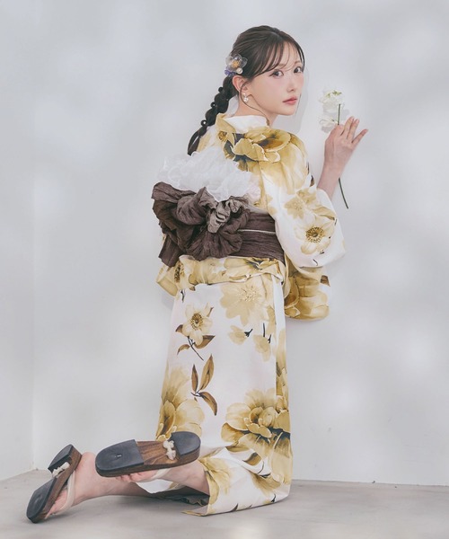 sugar nine 浴衣 一人で簡単に着付けができる セパレート浴衣4点セット