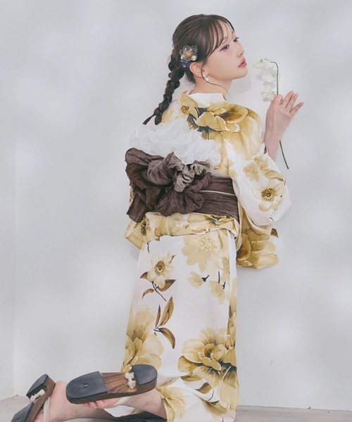 sugar nine 浴衣 一人で簡単に着付けができる セパレート浴衣4点セット