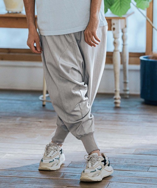 「CAMBIO」 サルエルパンツ L ブラック メンズの画像