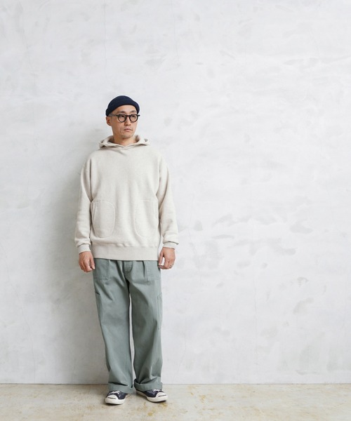 「WAIPER.inc」 カーゴパンツ 34R セージグリーン メンズ_画像9