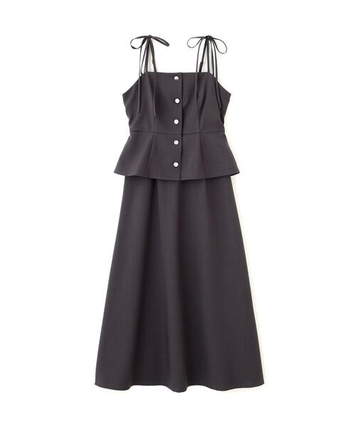「JILL by JILL STUART」 キャミソールワンピース FREE グレー系その他 レディース_1