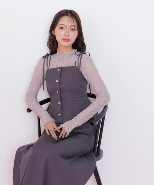 「JILL by JILL STUART」 キャミソールワンピース FREE グレー系その他 レディース_3