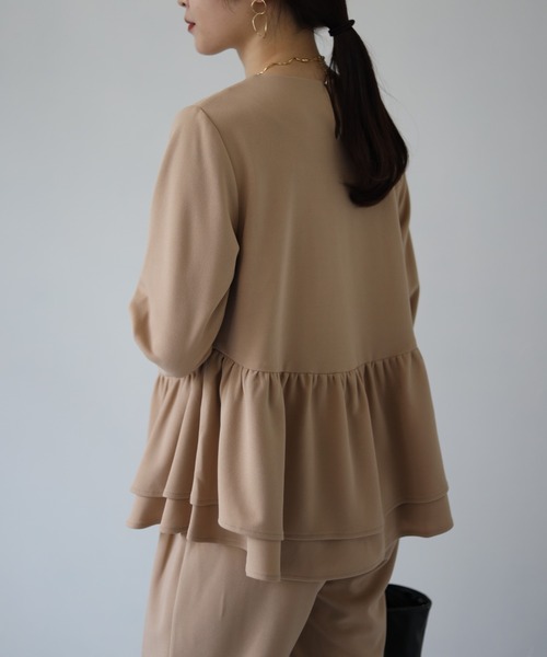 「deux amour」 セットアップ MEDIUM ネイビー レディース_画像5