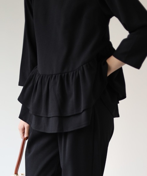 「deux amour」 セットアップ MEDIUM ネイビー レディース_画像6