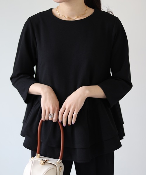 「deux amour」 セットアップ MEDIUM ネイビー レディース_画像7