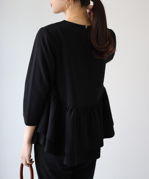 「deux amour」 セットアップ MEDIUM ネイビー レディース_画像8