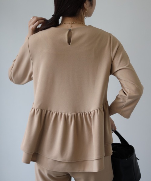 「deux amour」 セットアップ MEDIUM ネイビー レディース_画像9