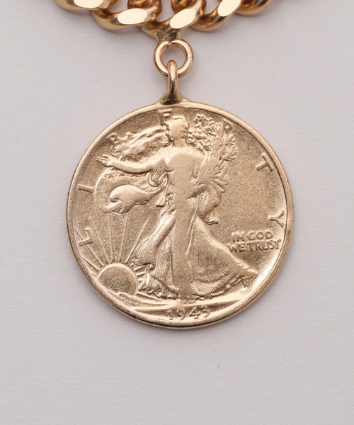 ブレスレット 「JANIS SAVITT/ジャニス・サビット」gold Coin Bracelet レディースの画像