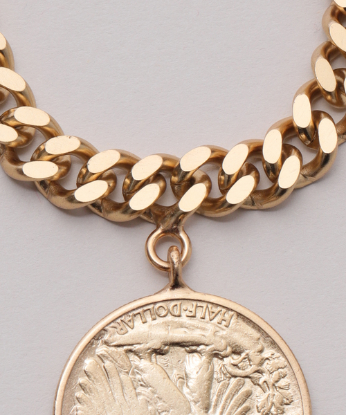 ブレスレット 「JANIS SAVITT/ジャニス・サビット」gold Coin Bracelet レディースの画像