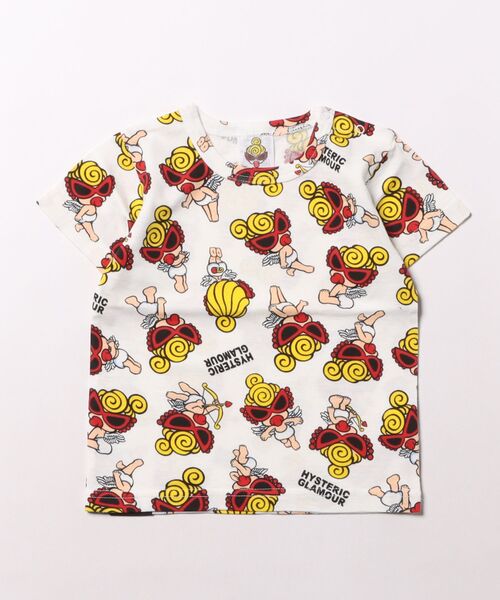 HYSTERIC MINI（ヒステリックミニ） tシャツ ANGEL MINI総柄 半袖T