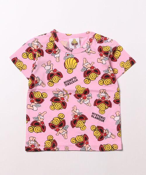 HYSTERIC MINI（ヒステリックミニ） tシャツ ANGEL MINI総柄 半袖T