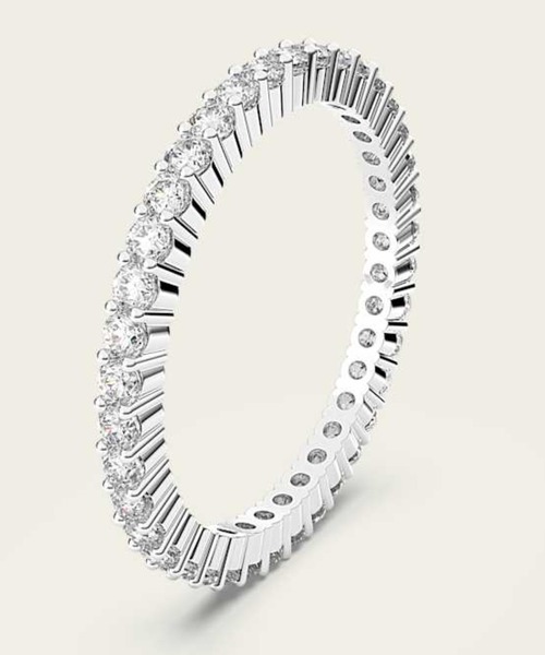 SWAROVSKI（スワロフスキー） リング 55 シルバー系その他 レディース