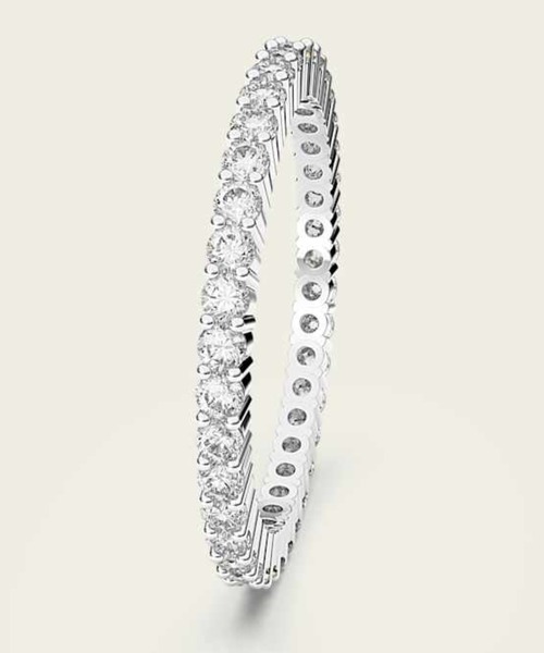 スワロフスキー パール　リング　#55 SWAROVSKI（スワロフスキー） リング 55 シルバー系その他 レディース