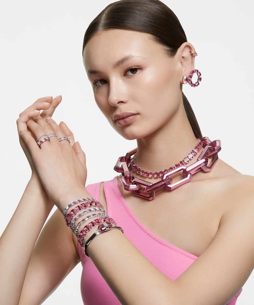 SWAROVSKI（スワロフスキー） リング 55 シルバー系その他 レディース