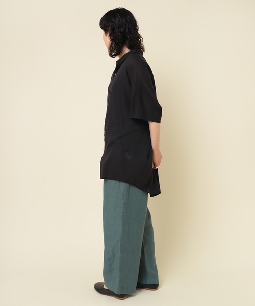 「RNA-N」 7分袖ブラウス MEDIUM ブラック レディース_画像6