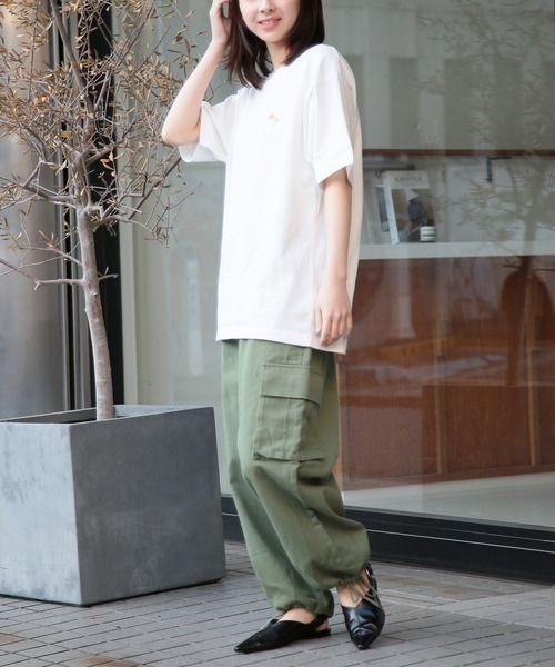 「KELTY」 半袖カットソー M ベージュ レディース_画像6