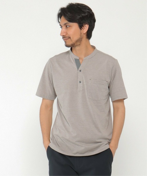 「IKKA LOUNGE」 半袖Tシャツ S ネイビー メンズ_画像2