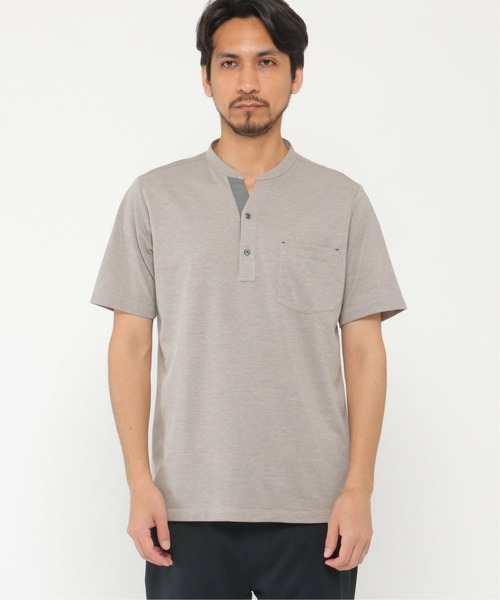 「IKKA LOUNGE」 半袖Tシャツ S ネイビー メンズ_画像5
