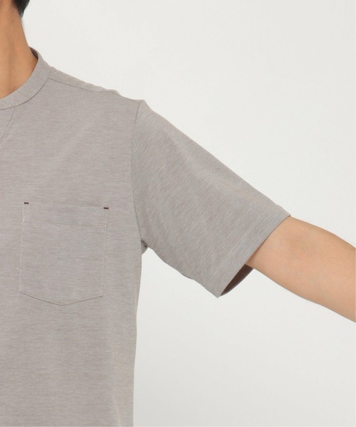 「IKKA LOUNGE」 半袖Tシャツ S ネイビー メンズ_画像6