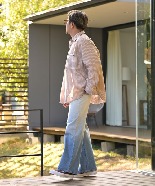 「#Re:room」 デニムパンツ MEDIUM ライトブルー メンズ_画像6