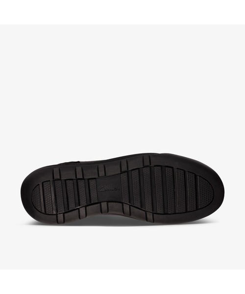 「Clarks」 ローカットスニーカー UK7.5 ブラック メンズ_画像6