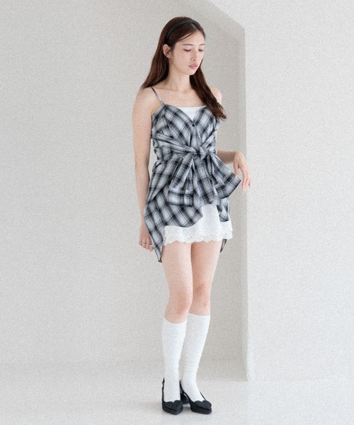 「Heather」 長袖シャツ FREE ブラウン レディース_画像5