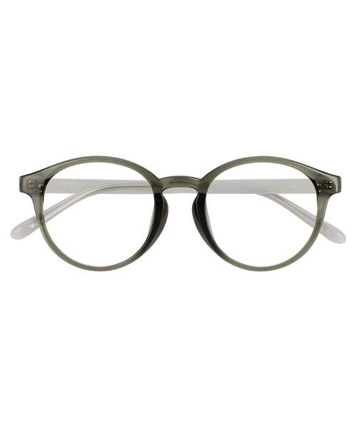 Zoff（ゾフ） 伊達メガネ メガネ 眼鏡 ボストン型 メガネ｜軽量 太縁
