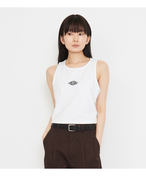 d.i.a ロゴ プリント タンクトップ Dickies（ディッキーズ） タンクトップ ノースリーブ ロゴタンクトップ