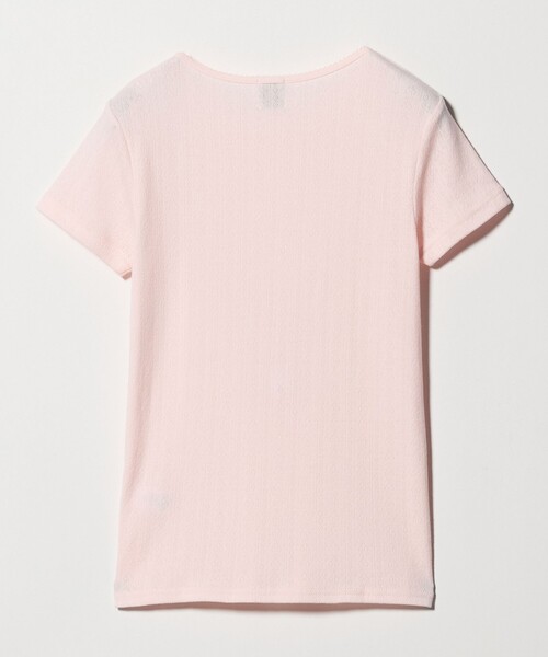 6 tシャツ 半袖 「6(ROKU)」パターンメッシュ Tシャツ レディース 