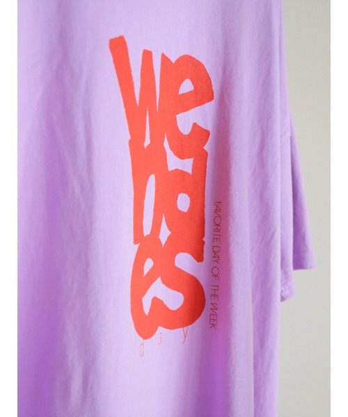 「FIL DE FER」 半袖Tシャツ FREE パープル レディース_画像2