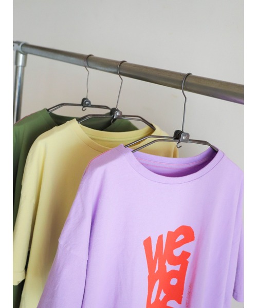 「FIL DE FER」 半袖Tシャツ FREE パープル レディース_画像3