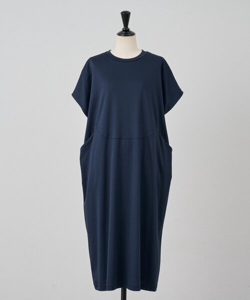 BEARDSLEY(ビアズリー) 半袖ワンピース BEARDSLEY（ビアズリー） ワンピース 半袖 ジャージーサックワンピ