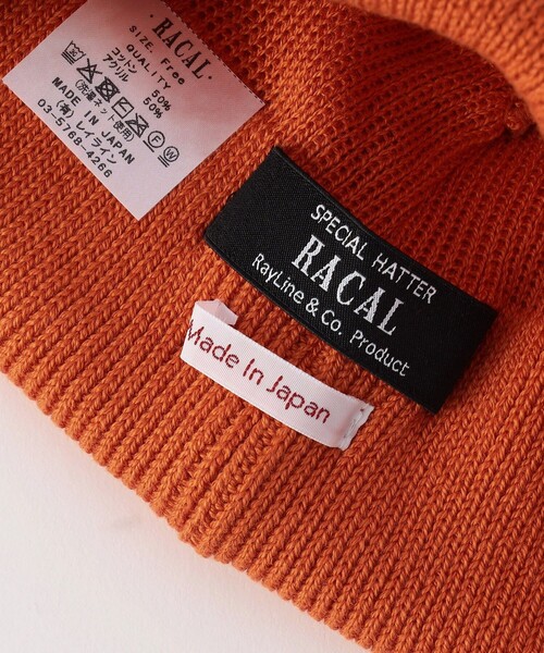 「RACAL」 ニットキャップ ONE SIZE オレンジ メンズ_画像4