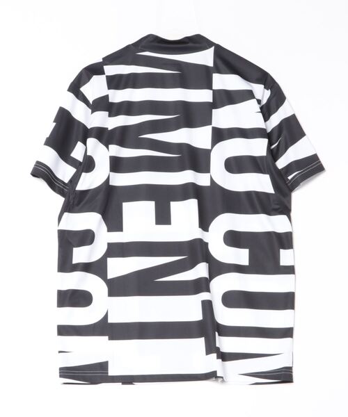 NO COMMENT PARIS Tシャツ モノクロ 総柄 NO COMMENT PARIS（ノーコメントパリ） 半袖Tシャツ 3 ブラック メンズ