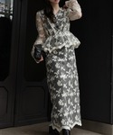 ワンピース layered lace tuck...の詳細画像1