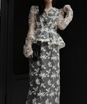 ワンピース layered lace tuck...の詳細画像4