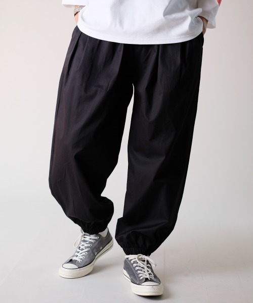rehacer イージーパンツ サルエル ウエストゴム バルーン M rehacer パンツ : Balloon Easy Wide Pants / バルーンイージー