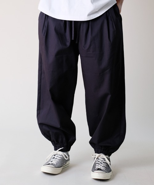 rehacer イージーパンツ サルエル ウエストゴム バルーン M rehacer パンツ : Balloon Easy Wide Pants / バルーンイージー