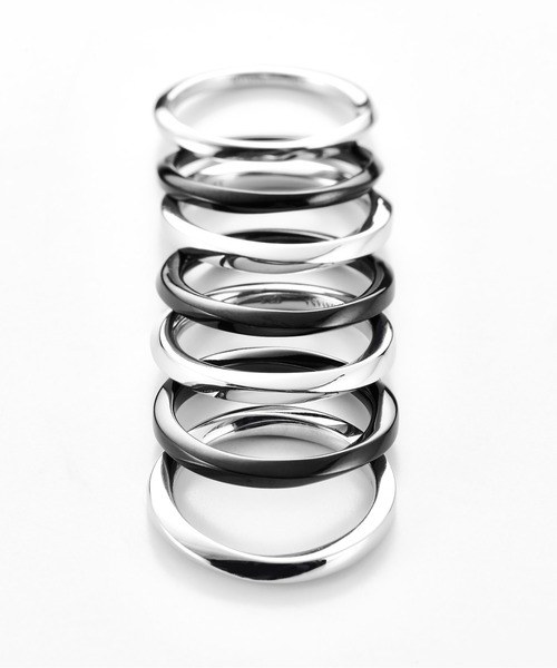 指輪 リング seven mobius rings レディースの画像