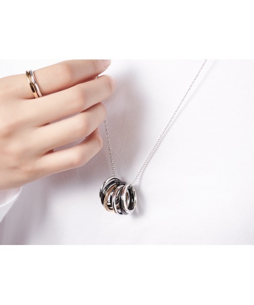 指輪 リング seven mobius rings レディースの画像