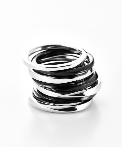 指輪 リング seven mobius rings レディースの画像