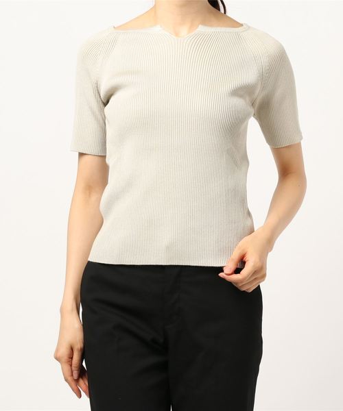 ニット セーター back tuck volume knit レディース ニット セーター レディース 背中開き バックオープン トップス