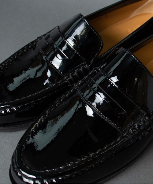 ★美品★パラブーツ・エナメルローファー 美品Paraboot】パラブーツ5.5VIGNONエナメルローファー