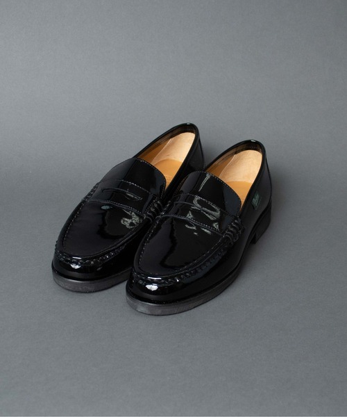 美品Paraboot】パラブーツ5.5VIGNONエナメルローファー