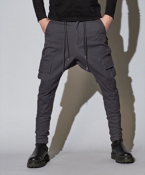 NO ID. カーゴパンツ サルエルスキニーカーゴPT メンズ
