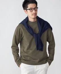 tシャツ SHIPS:  ハイゲージ クルーネック ダンボールニット 長袖Tシャツ メンズ｜ZOZOTOWN Yahoo!店