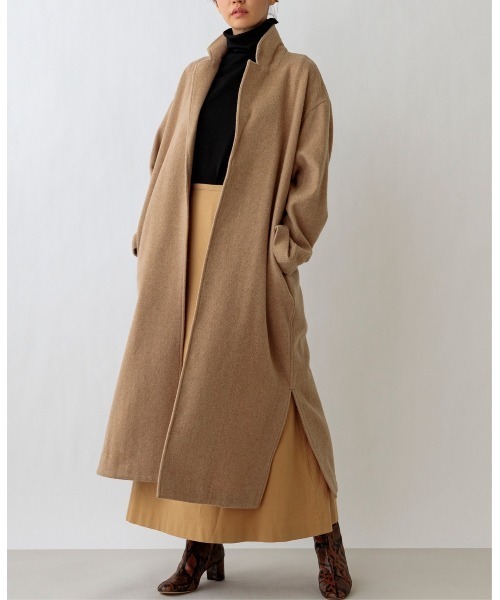 ブラウン チェスターコート サテン裏地付き 23区（ニジュウサンク） コート チェスターコート 「滝沢眞規子さん
