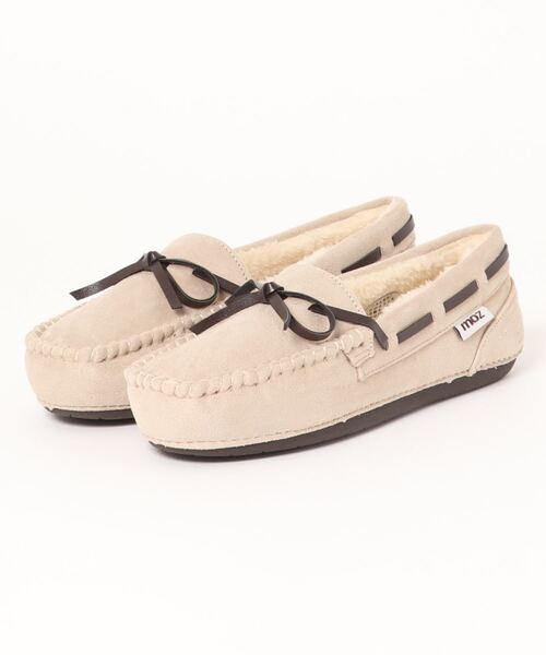 moz（モズ） シューズ モカシン デッキシューズ スエード調フェイク