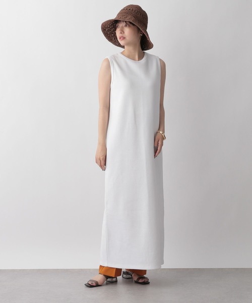 GIVENCHYワンピース LOWRYS FARM ワンピース カットスリットノースリーブワンピース