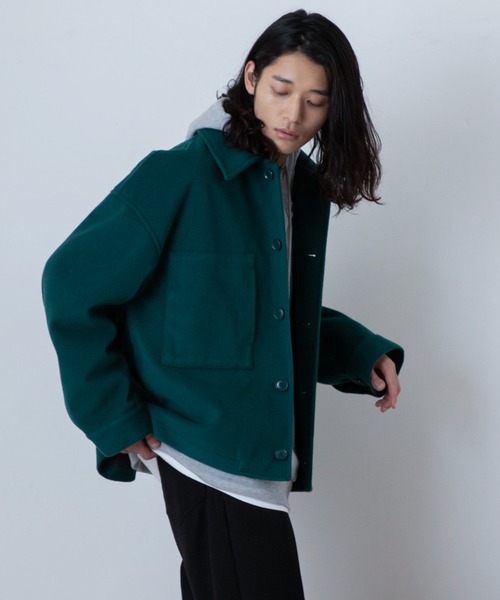 THE STANDARD ブルゾン アウター WEGO/ニットメルトンショートブルゾン